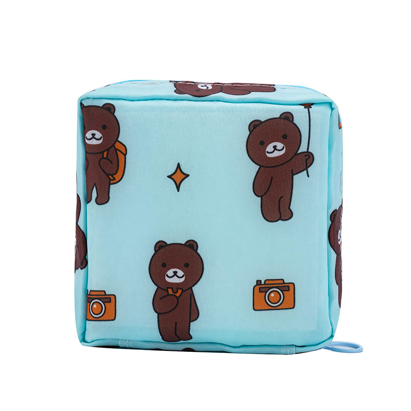 Cartoon sanitary napkin storage bag, portable travel sanitary napkin storage bag, sanitary napkin package, monthly care package Item Picture