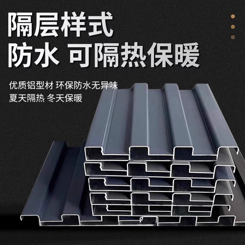 铝合金屋顶瓦 防水耐用轻便隔热保温屋面材料细节图