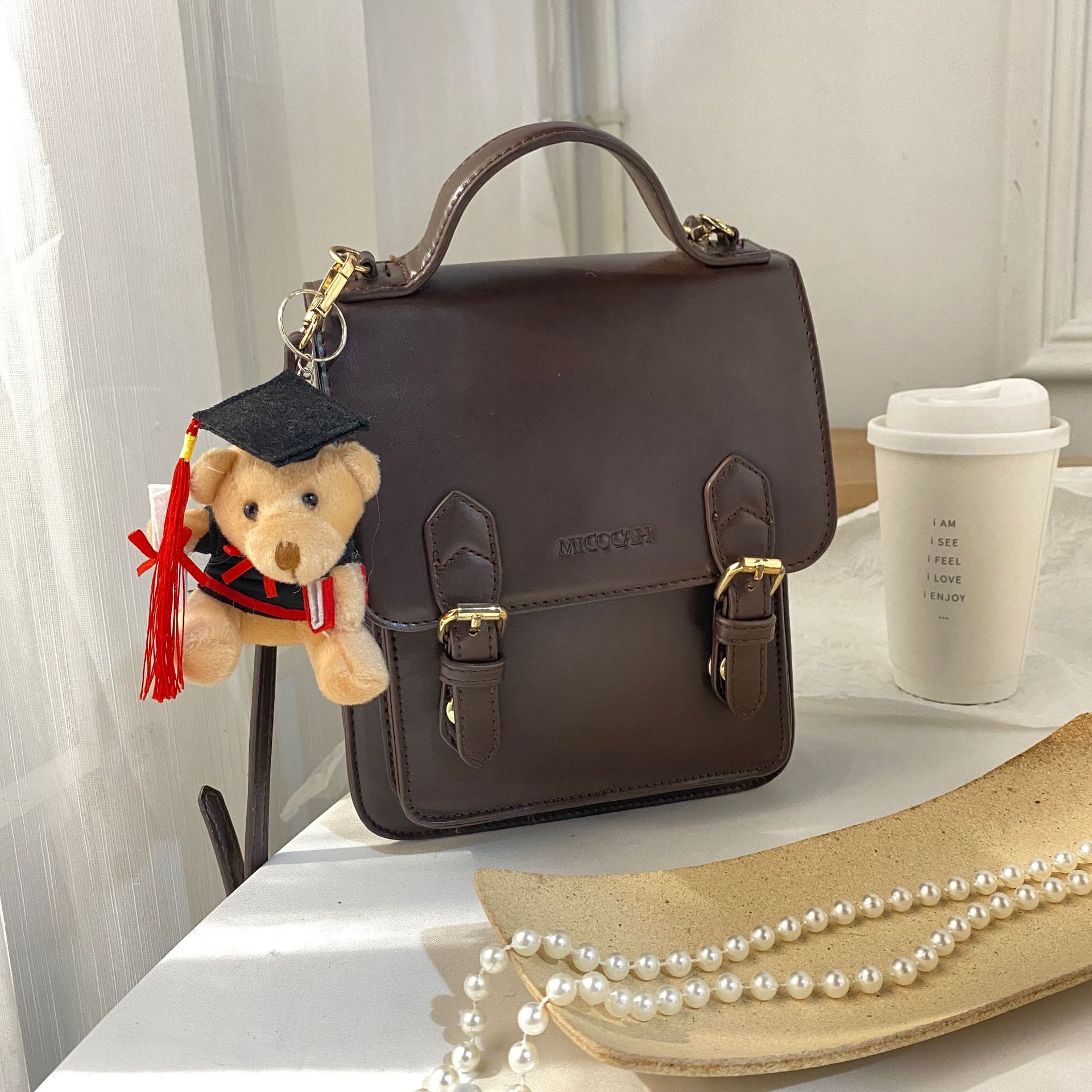 Doctor Bear pp cotton dolls, children's dolls, girls' bags, pendants, plush keychains, accessories, portable pendants Application Scenario