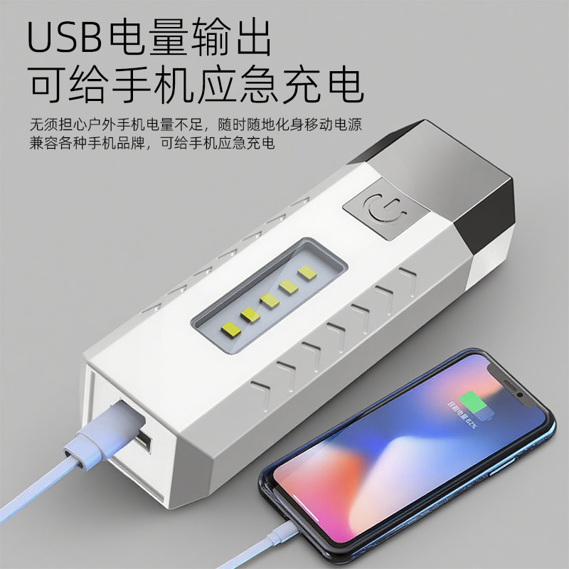 Wholesale of universal cycling equipment for bicycle headlights, high-intensity night riding lights, charging, waterproof, mountain roads, children's bicycles Specification image