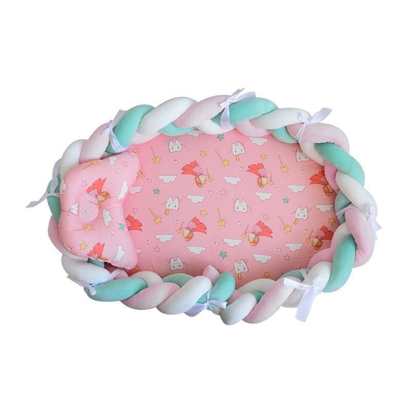 婴儿床品套件实物图