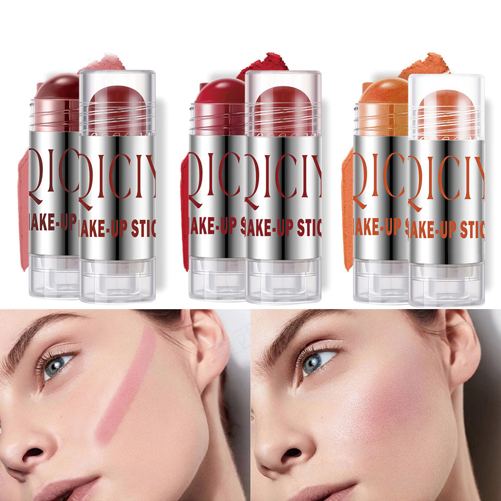 【 Cross-border Exclusive 】QICIY Blush Sticks for Natural nude Makeup, Contouring, brightening and Complexion Enhancement, Solid Blush Sticks wholesale 【 Cross-border Exclusive 】QICIY Blush Sticks for Natural nude Makeup, Contouring, brightening and Complexion Enhancement, Solid Blush Sticks wholesale