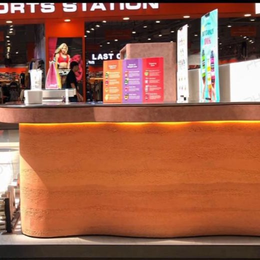 丹霞夯土板MCM软瓷砖软石柔性石材弯曲板建材夯土文化石墙贴产品图