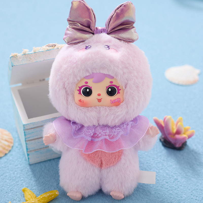 The "Three Little MAO Ocean" series of novel plush blind box toys, girls' bags, pendants and dolls are perfect birthday gifts for my best friend Application Scenario