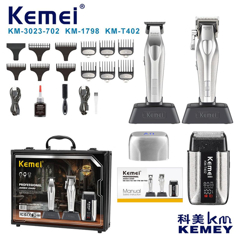 kemei hair clipper, electric shaver set, digital display electric clipper, professional oil hair clipper for hair salons, Universal S3