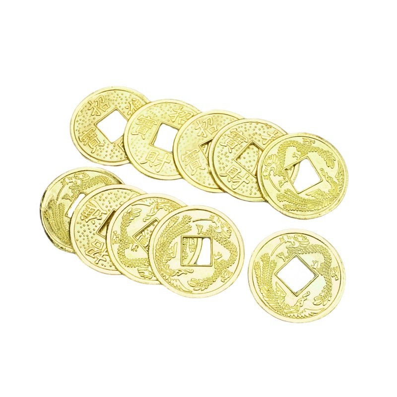 Simulación de cinco emperadores dinero de cobre retro dinero de cobre DIY goteo de cristal relleno accesorios de aleación simulación de dinero de cobre al por mayor Item Picture