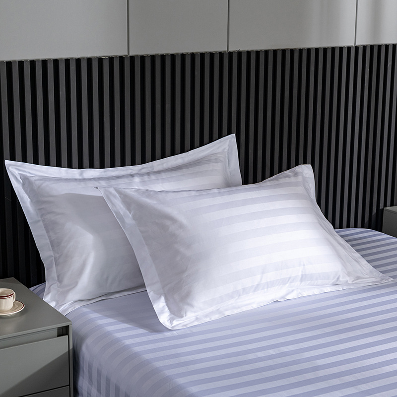 Pure cotton brocade bedding set, all-cotton pure white brocade strips, hospital bedding, four seasons style, light luxury Application Scenario