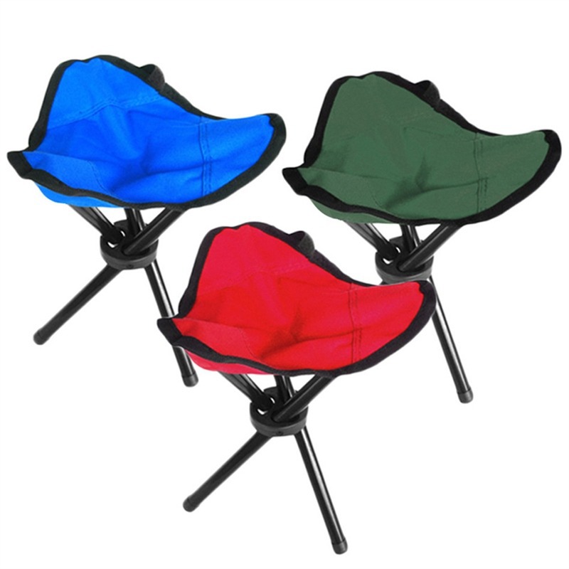 Fishing chair, outdoor folding stool, portable outdoor camping fishing stool, folding triangular stool, ultra-light small stool details Picture
