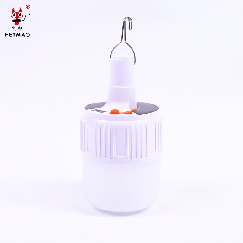 新款太阳能LED球泡灯节能可移动地摊家用停电应急户外野营爆款