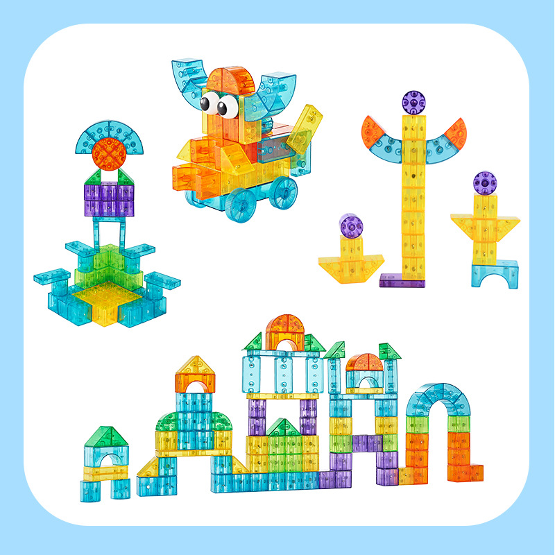 磁力片/磁力球/磁力积木实物图