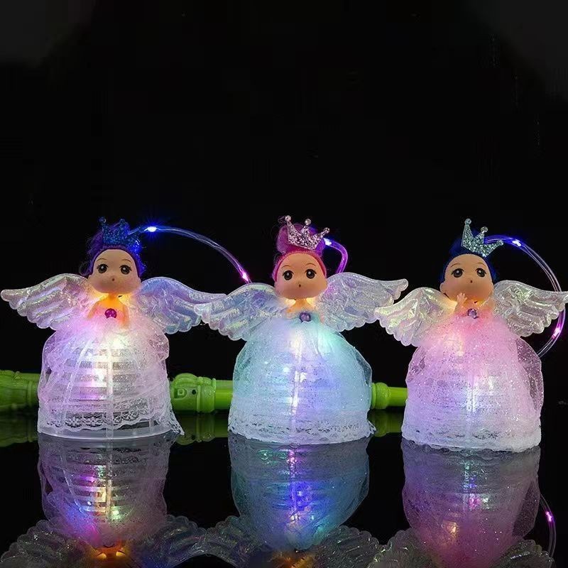 Hot-selling luminous hand-held angel dolls, luminous toys, night market stalls, and Mid-Autumn Festival lanterns as well as kindergarten gifts