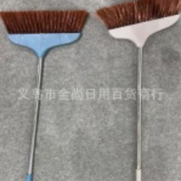 New household thickened plastic broom, soft-bristled broom and dustpan combination, large broom for floor cleaning and sweeping Specification image