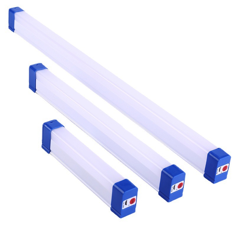 Household magnetic rechargeable lamp tubes, outdoor street stall and night market lighting fixtures, USB fluorescent tubes, magnetic outdoor lighting