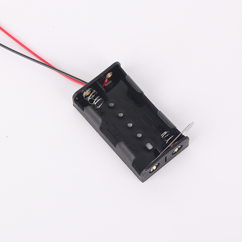Factory direct sales of battery boxes for knife switches, No. 5 batteries, 2-cell battery boxes, single, three or four cells, small accessories Application Scenario