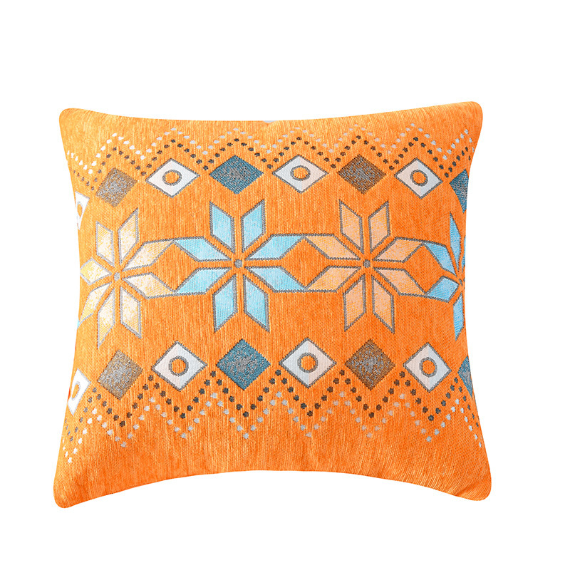 Shenisha irregular octagonal flower pillowcase, living room cushion, office lumbar support pillow, headboard backrest Item Picture
