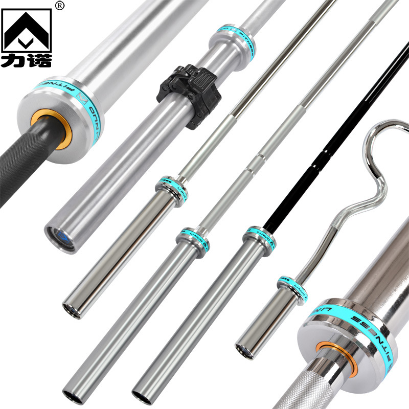 Professional barbell competition, Olympic weightlifting, gym dedicated 1.8m 2.2m 1.2-meter commercial bearing straight bar and curved bar Item Picture