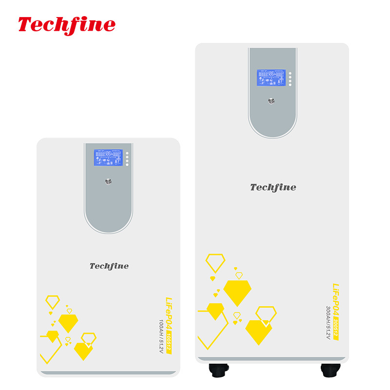 Manufacturer's 51.2V100AH/200AH wall-mounted solar lithium iron phosphate battery lifepo4 Item Picture