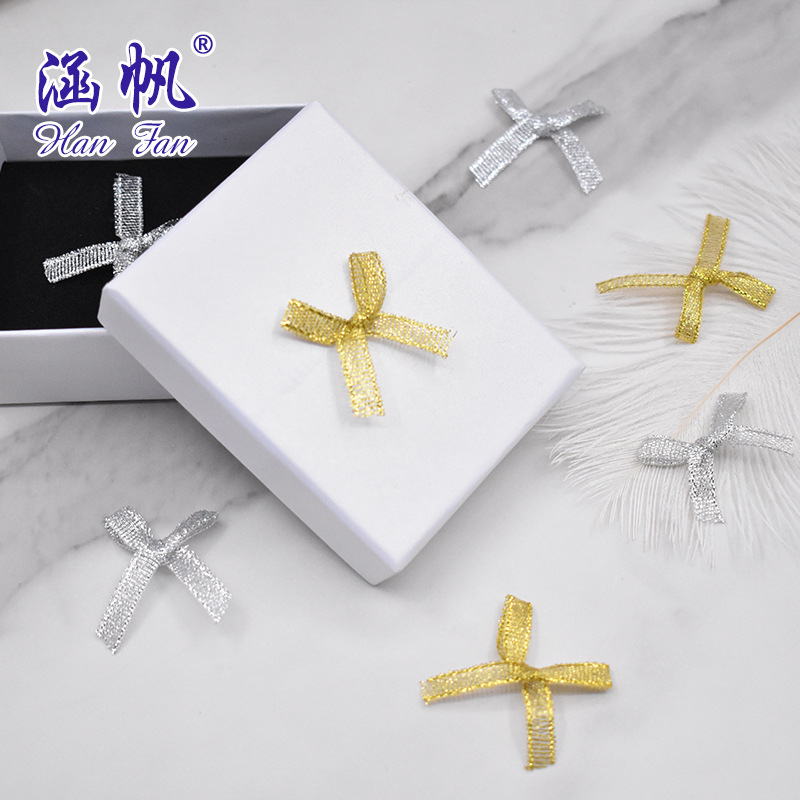 Wholesale of clothing accessories, underwear, plush toys, accessories, small bows, bagged in multiple colors and styles, hand-tied bows Specification image