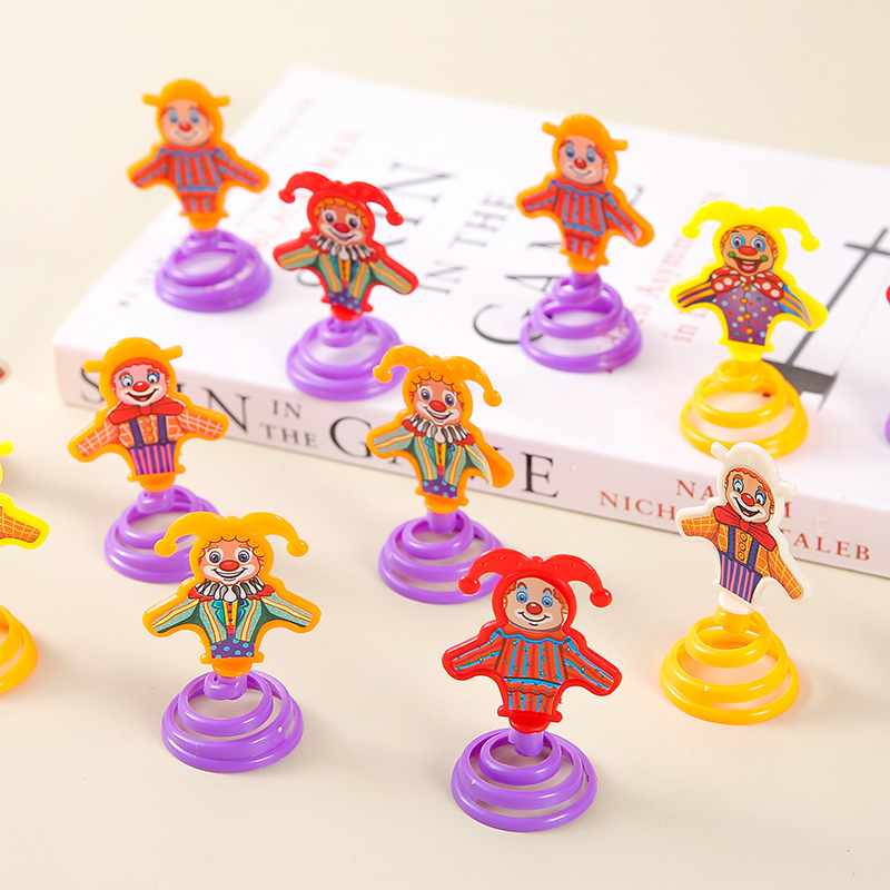 Educational assembly, spring clown, prank, funny, creative, novel and unique kindergarten children's toys, bouncing elf gifts details Picture