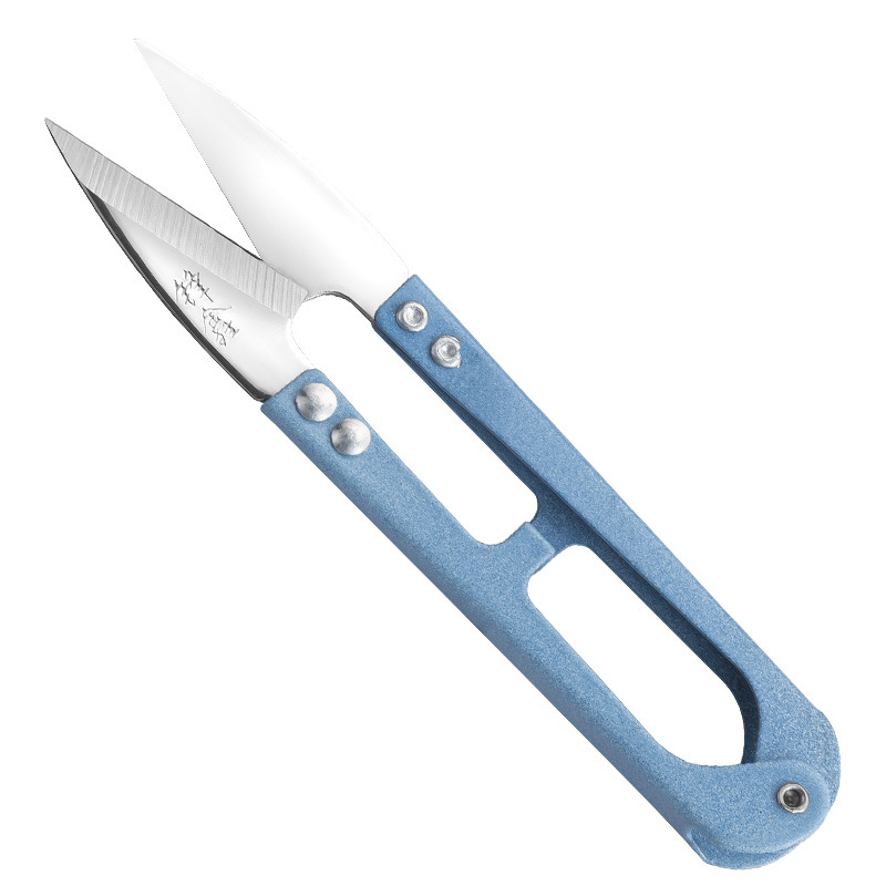 Fengxin high-carbon steel scissors, U-shaped small scissors for cutting thread ends, wholesale household cross-stitch tools, tailor spring yarn scissors Item Picture