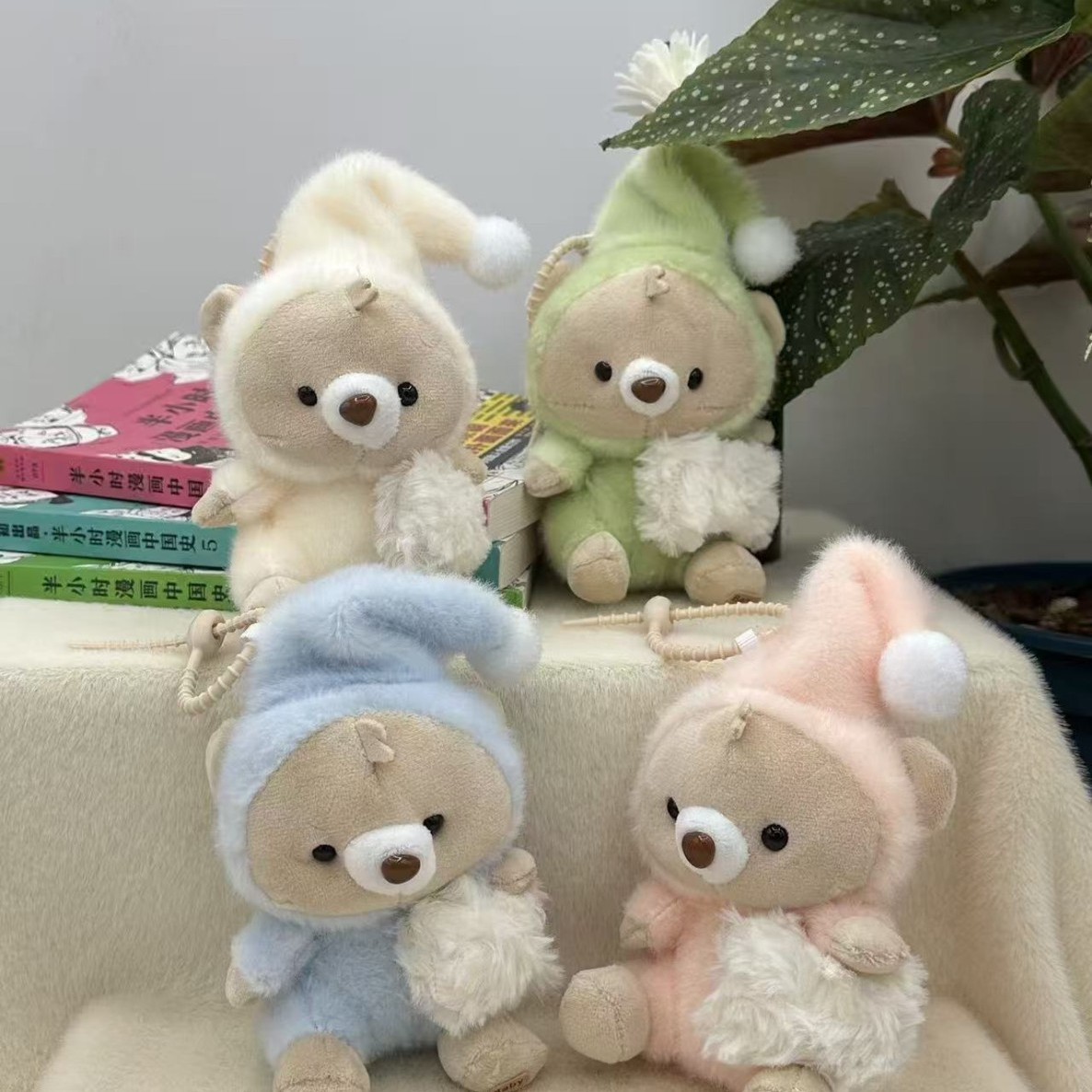 钥匙扣/羽毛球挂件/钥匙链/马卡龙钥匙扣/贝壳钥匙扣产品图