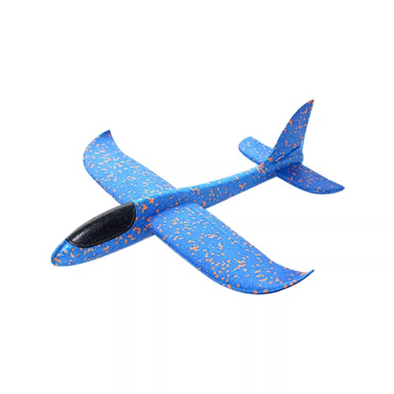 升级版特技回旋泡沫飞机儿童手抛飞机滑翔机户外亲子运动玩具白底实物图