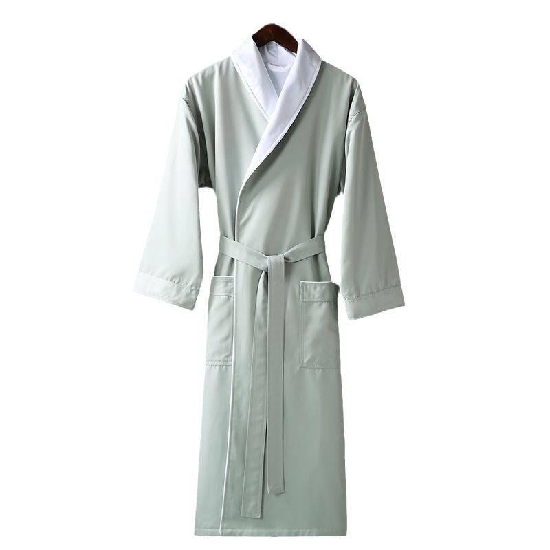 Pink, gray and green two-layer bathrobes, nightgowns, autumn and winter long robes, Middle Eastern clothing Application Scenario