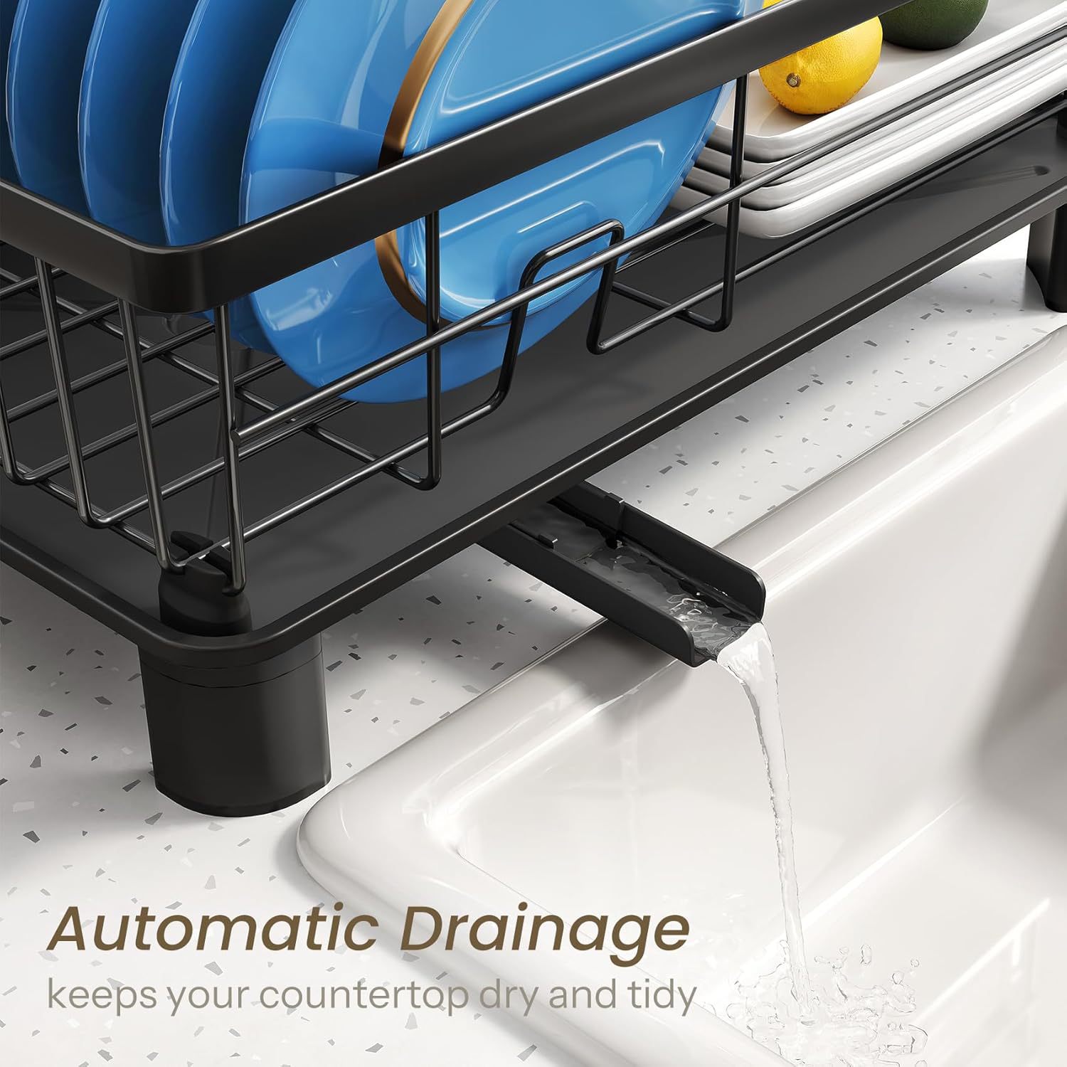 وأرفف الأطباق المتعددة الأغراض في المطابخ ذات الرفوف الأسفلت في خزانات المياه المنزلية Specification image