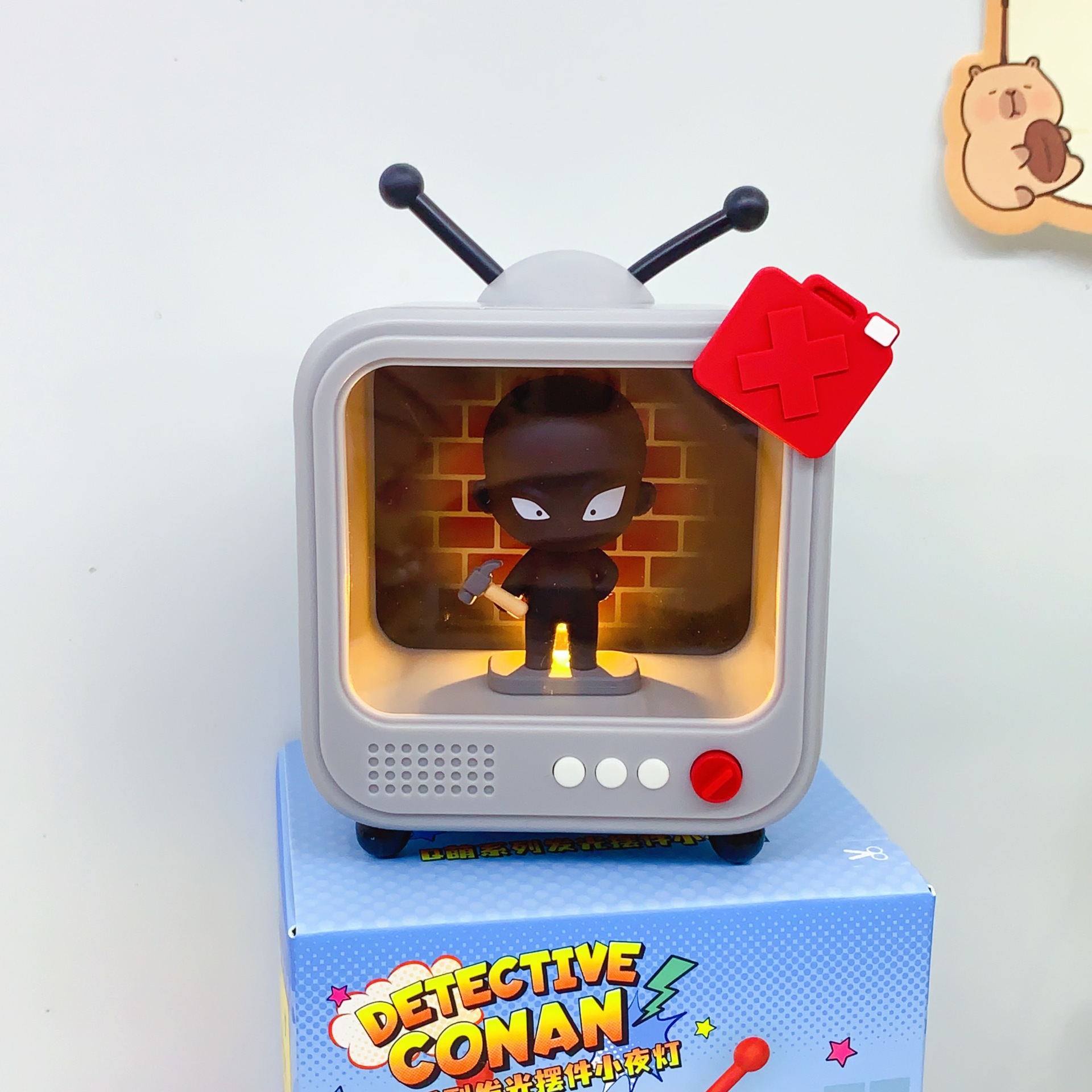 Wolf Bowang's official Detective Conan Q-cute series luminous decorative night light, cute design, dormitory bedroom desktop Application Scenario