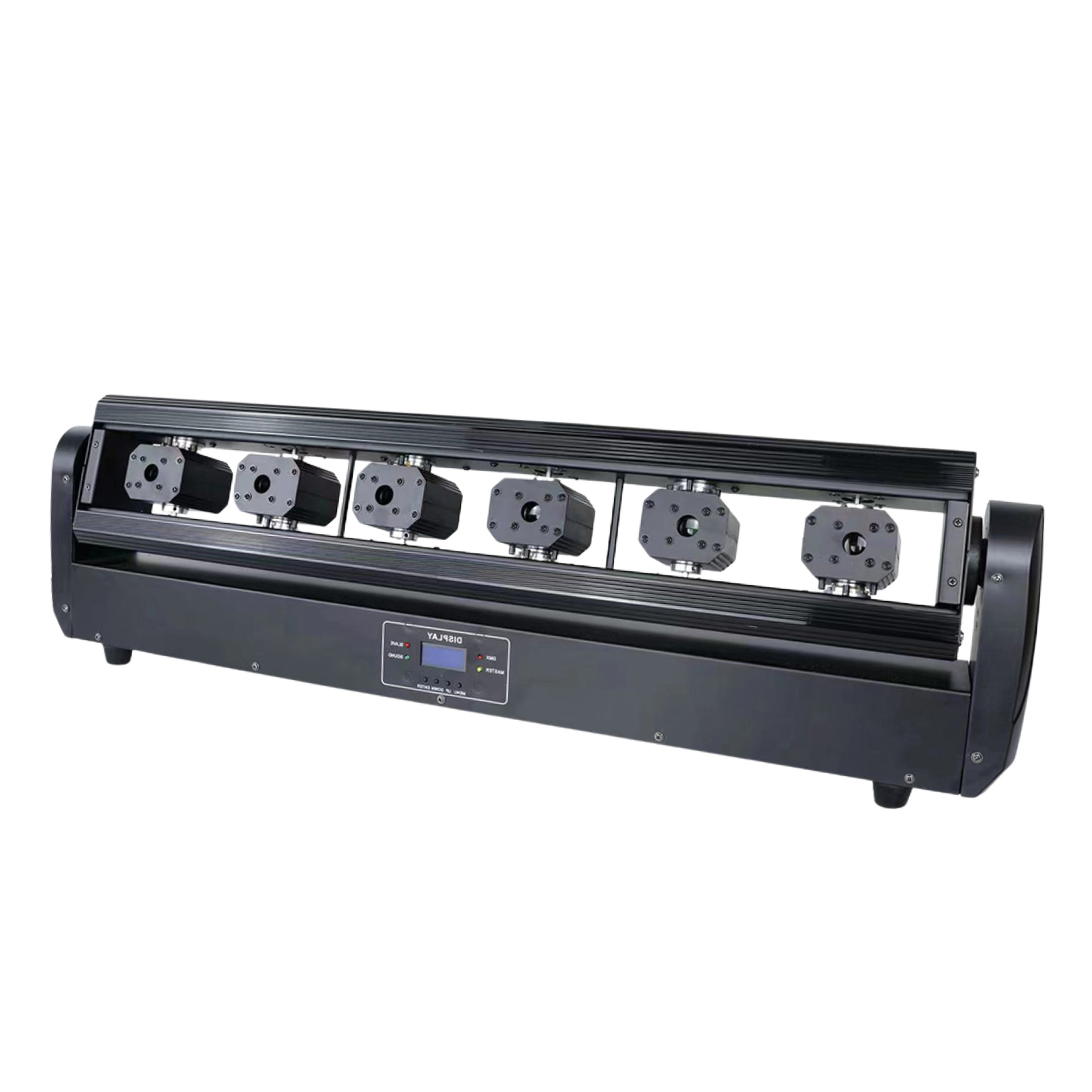 Cross-border best-selling stage led six-eye laser light, full-color moving laser light, bar, nightclub, KTV atmosphere rendering, line scanning beam laser light Item Picture