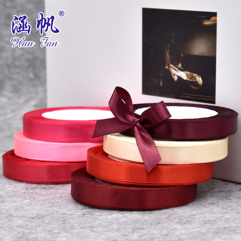 1.2cm ribbon gift box, 4-point cake box, colored webbing ribbon, the ribbon can be printed with hot stamping Specification image