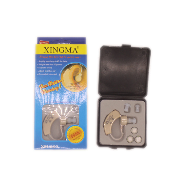 Cross-border exclusive XM-907 hearing aid battery amplifier, elderly voice amplifier, small box hearing aid Application Scenario