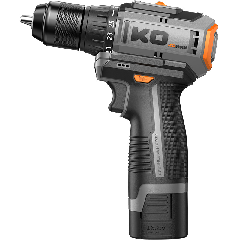 Brushless electric drill, small steel gun, dual-speed charging impact drill, lithium battery hand drill, industrial-grade multi-functional mini hand rotary Item Picture