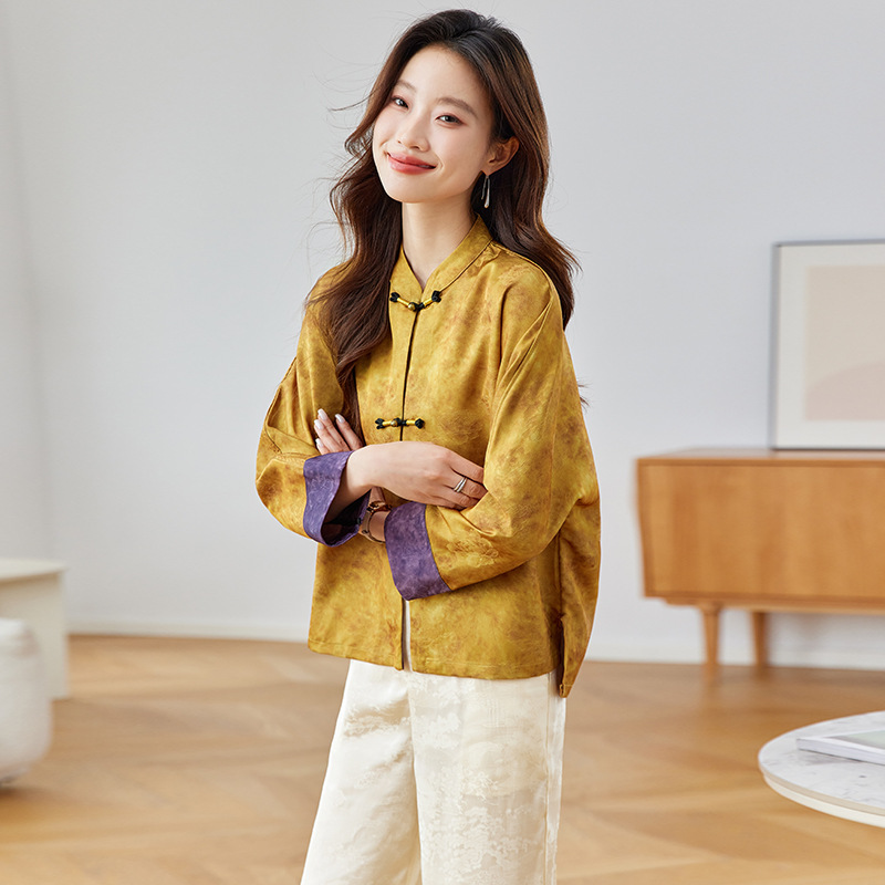 女式唐装实物图