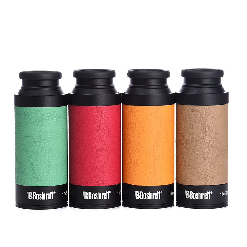 10X50 large glasses pirate monocular telescope, high definition and high power colorful telescope, children's toy telescope
