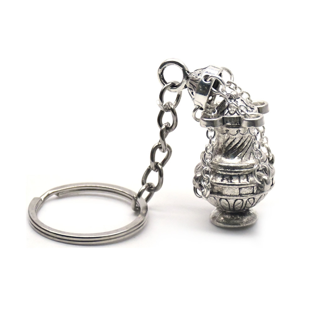 The key chain pendant for foreign trade incense burners can be used as a spice stove household item, gift, accessory, and pendant for men and women