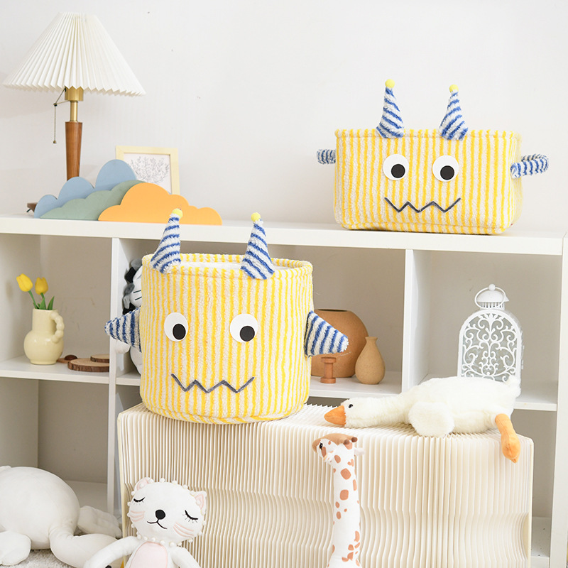 Cartoon storage box, clothing storage box, thickened fabric washable storage basket, toy storage, children's organizing box Specification image