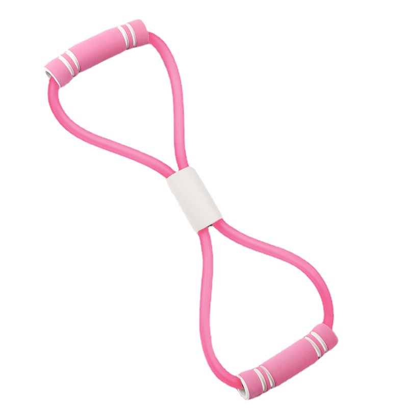 握力器/拉力绳拉力器/小孩握力玩具/拉力器/瑜伽器材白底实物图
