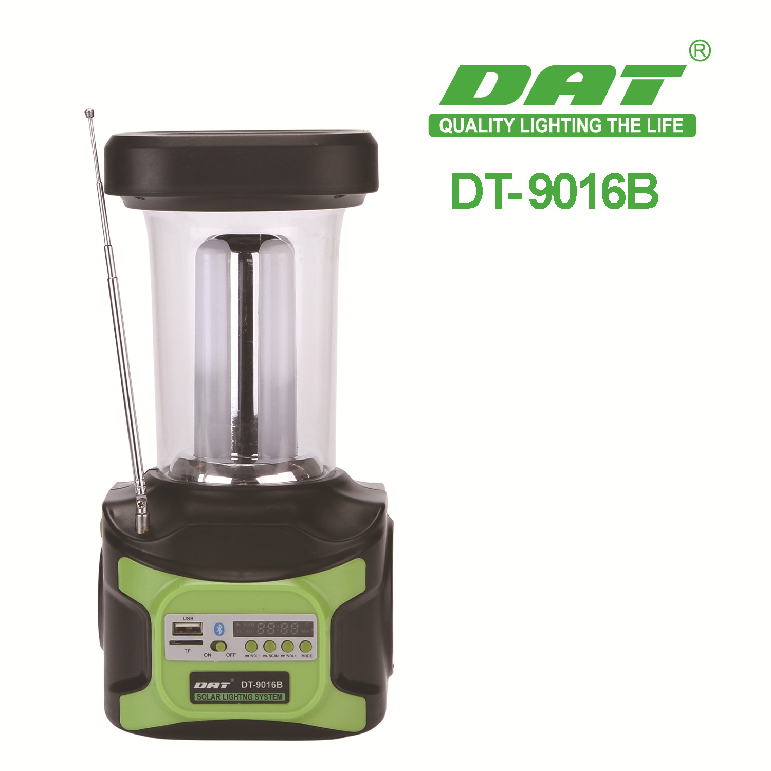 太阳能led灯系统可充电户外野营灯带蓝牙MP3收音机照明灯太阳能板细节图