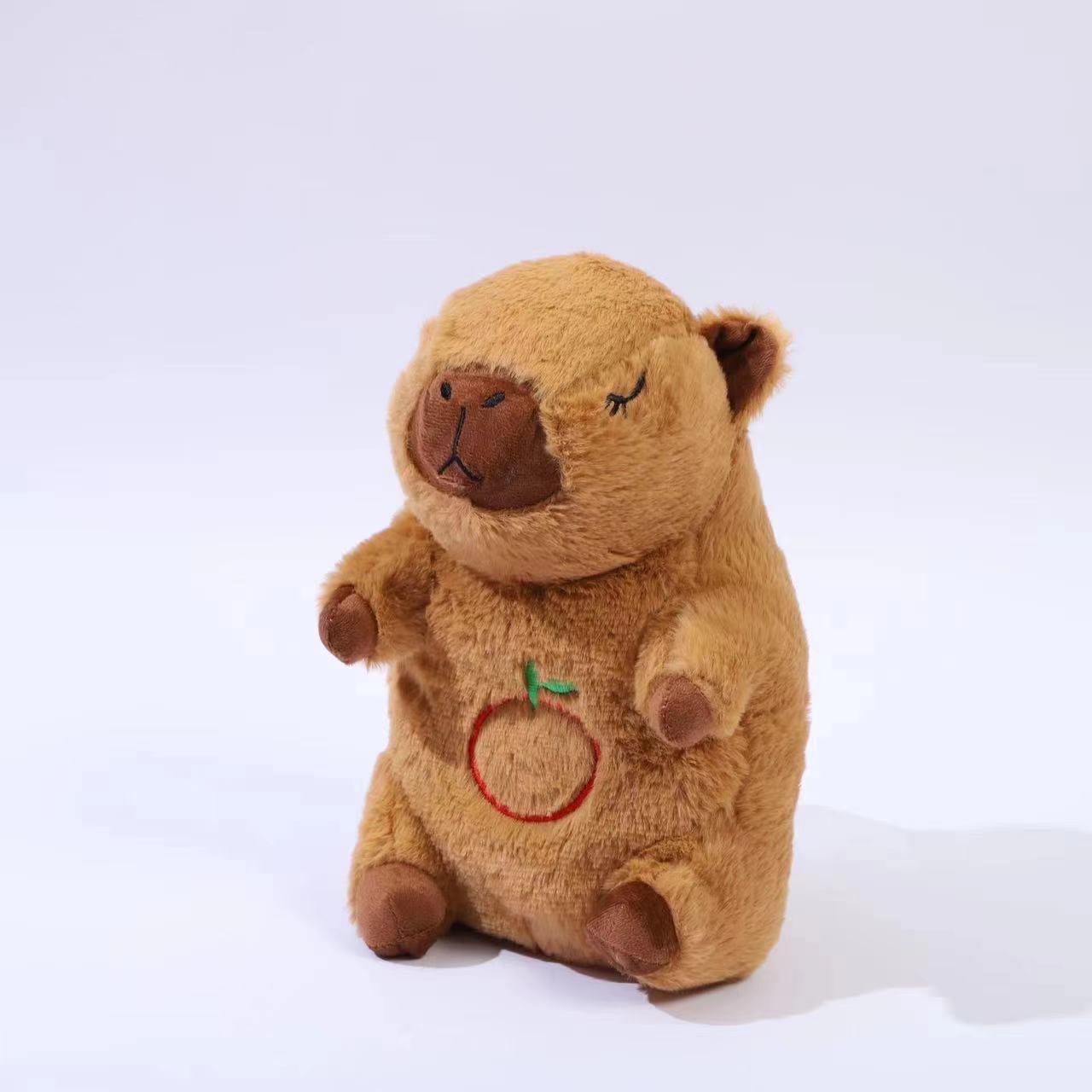 Cross-border toys, breathing Capibara dolls, baby music, glowing, soothing dolls, children's plush gifts Specification image