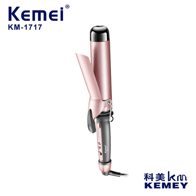 科美/KEMEI负离子恒温护发卷发棒五档调节烫发宿舍学生速热卷发器