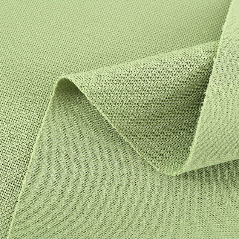 300g pearl ground air layer texture fabric cool silk cotton school uniform, sweatshirt set and home wear fabric from the original manufacturer Item Picture