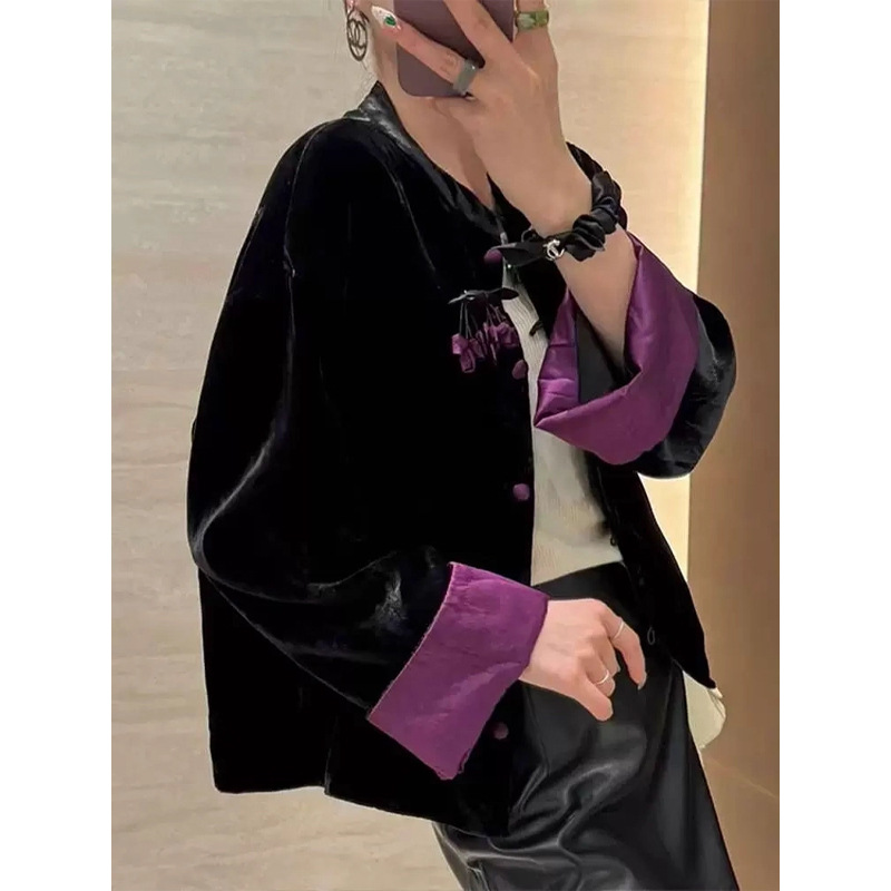 女式唐装实物图