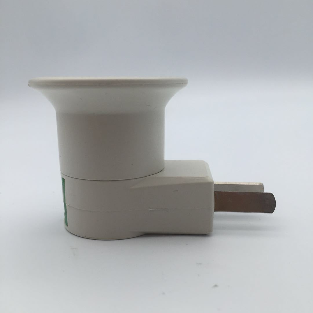 One-piece daifa magic ball lamp head, lamp base, mobile lamp head with switch plug, American standard white lamp cup, bulb lamp base Specification image