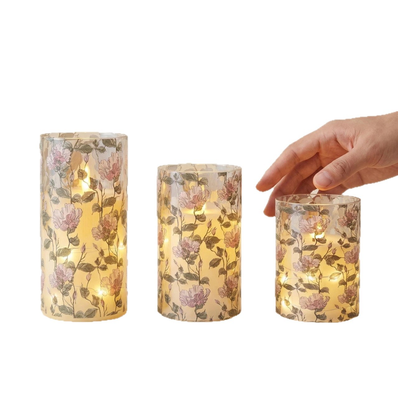 玩具/蜡烛/大功率手电头灯/仿真蜡烛灯/电子蜡烛芯片白底实物图