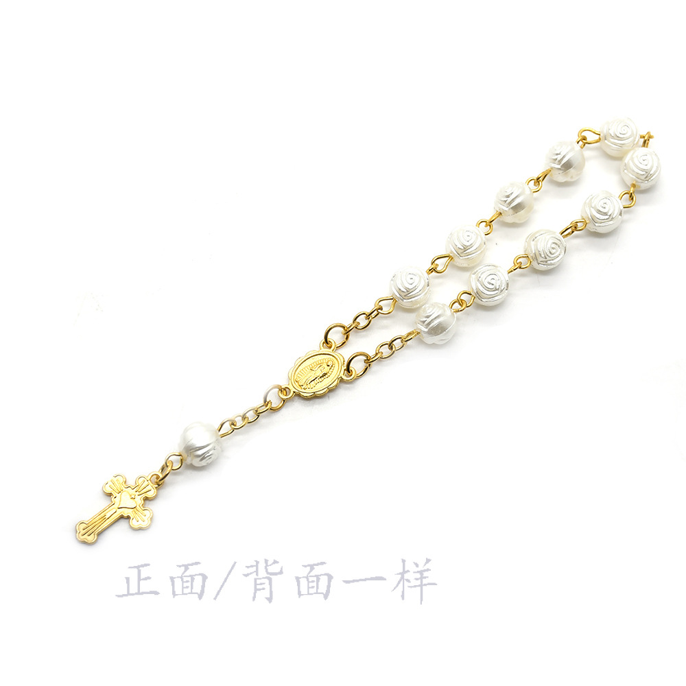 Amazon Europe and America cross-border wholesale prayer bead bracelets, heart angel wing bracelets, rose and pearl bracelets Application Scenario