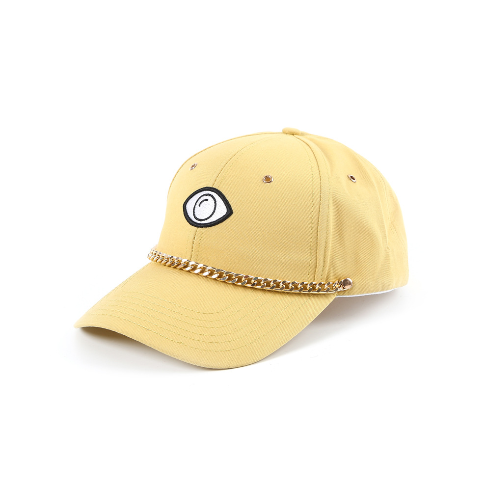 Korean-style personalized spring and autumn patch cartoon curved brim baseball cap, outdoor men's sun protection and shade cap, baseball cap details Picture