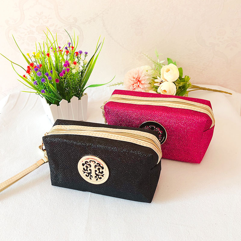 Best-selling fashionable handbags, octagonal bags, hand-held bags, storage bags, candy-colored trendy women's bags, waterproof cosmetic bags details Picture