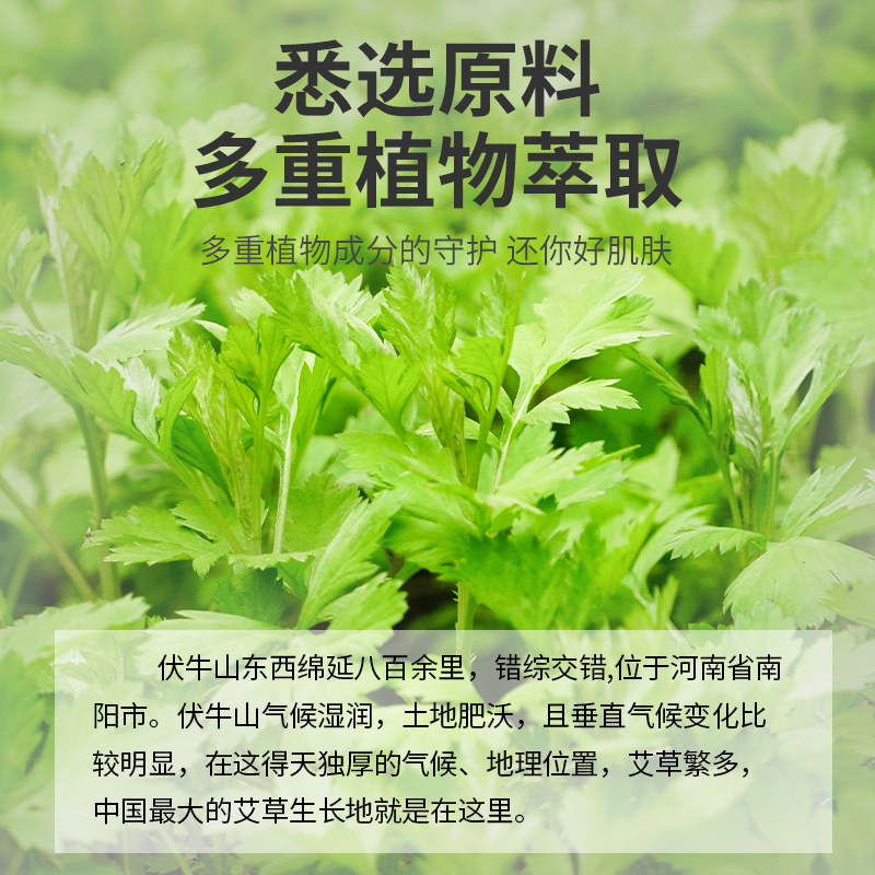 Mugwort moistening soap, household herbal bath, mugwort soap Facial cleansing soap, face washing soap, mugwort essential oil soap manufacturer wholesale details Picture