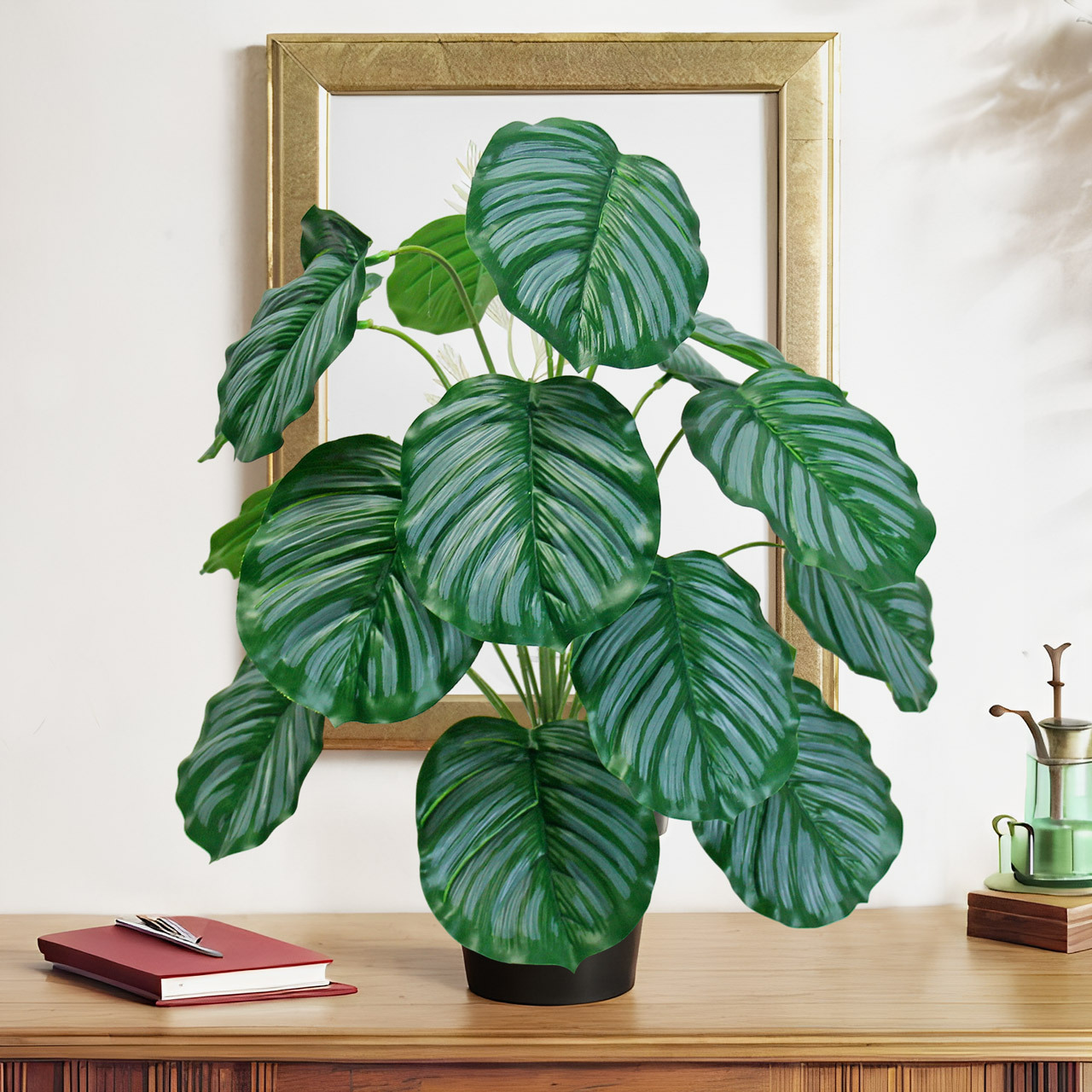 Wholesale of real green plants, 18 green apple artificial flowers, Nordic-style soft furnishings, floor-standing tables, table decorations, shooting props and sets